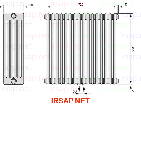 Радиатор IRSAP Tesi 62000/16 T50 CL 01